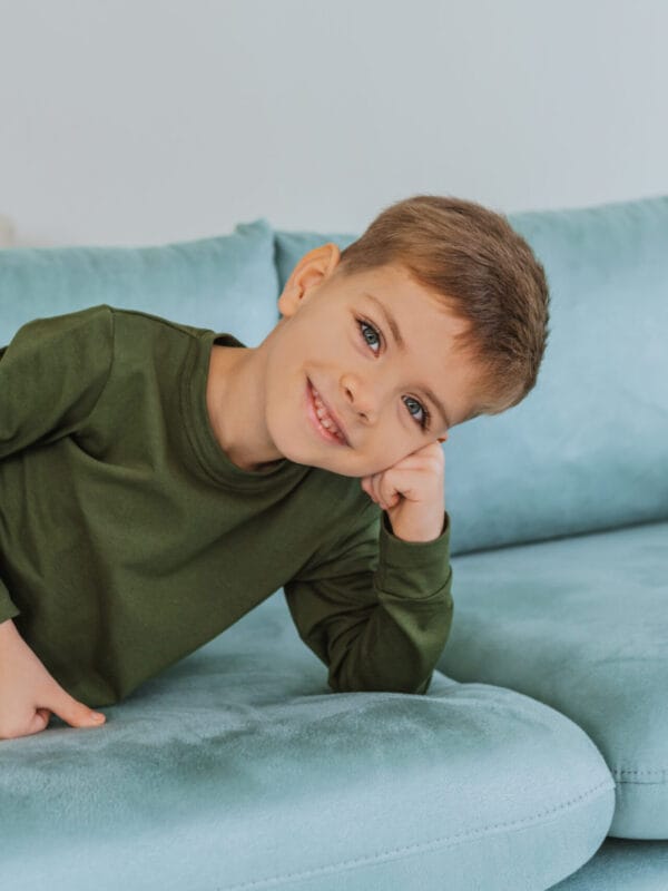 Chaki spalvos eko medvilnės palaidinė