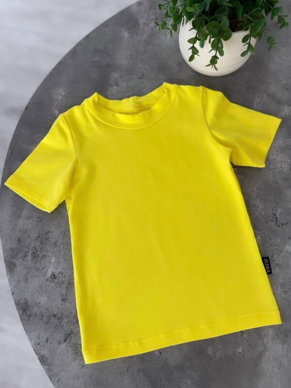 Geltonos spalvos eko medvilnės palaidinė